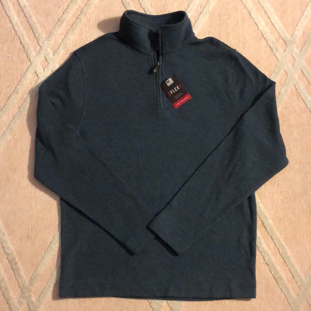 NWT Van Heusen FLEX Quarter-Zip Pullover